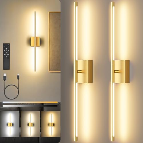 10000mAh Battery Operated Wall Sconces Set of 2 (2 Count)