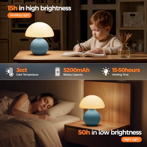 Mushroom Lamp Table Lamp for Bedroom