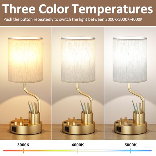 Bedside Lamps for Bedroom Set of 2 (2 Count)