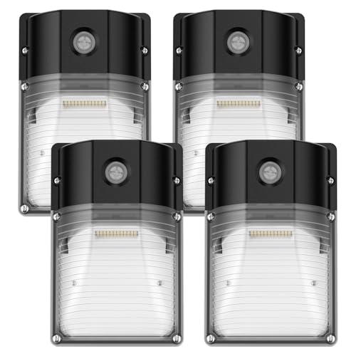30W LED Wall Pack Light with Dusk to Dawn Sensor (4 Count)