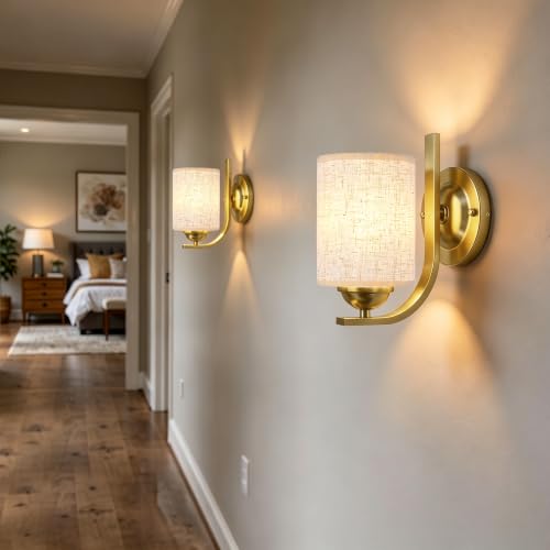 Gold Wall Sconces Lights for Bathroom