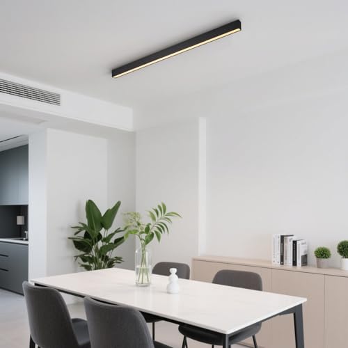 Black ceiling light LED