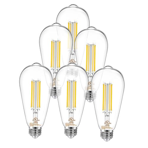 6 Pack Vintage LED Edison Bulbs (6 Count)