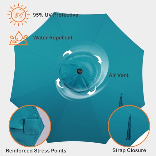 9ft Patio Umbrella Replacement Canopy