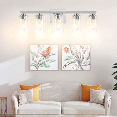 5 Light Bathroom Light Fixtures