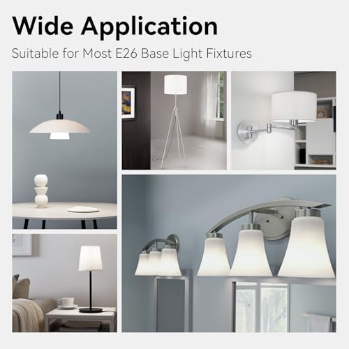 6 Pack LED Light Bulbs 60 Watt Equivalent (6 Count)