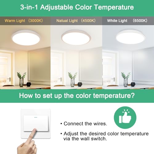 2 Pack 12 Inch Ceiling Light (2 Count)