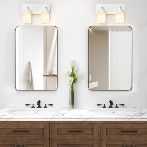 Bathroom Light Fixture White