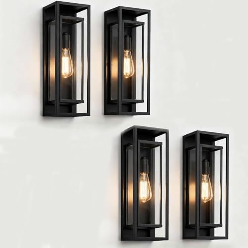 4Pack 18inch Outdoor Wall Light Fixtures (4 Count)