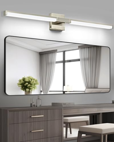 Modern Bathroom Light Fixtures Over Mirror