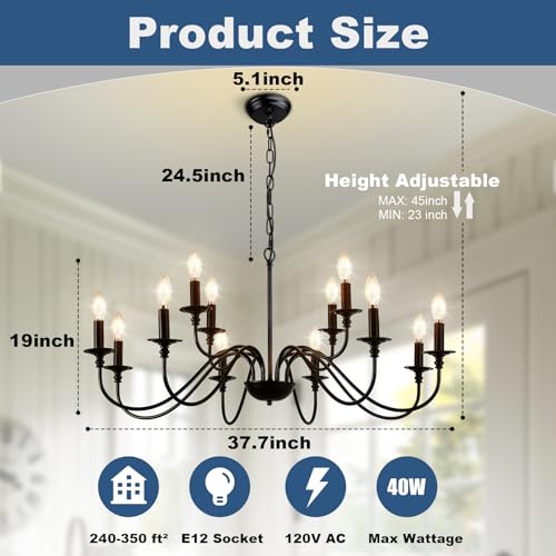Farmhouse Chandelier for Dining Room