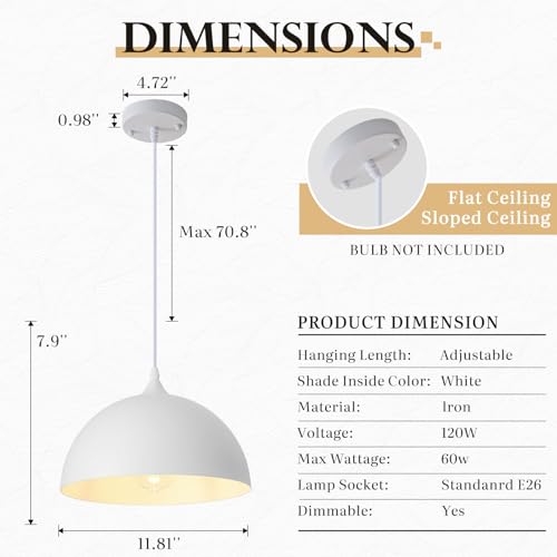 White Pendant Lights
