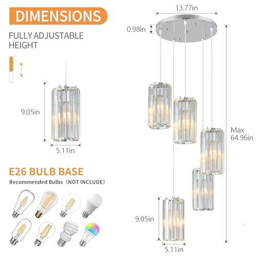 Chrome Pendant Lighting Modern Pendant Light