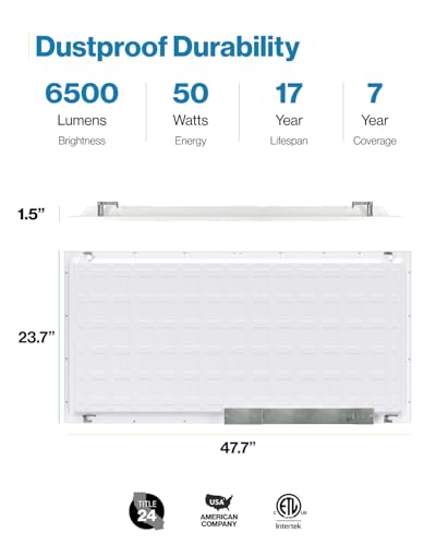 Sunco 12 Pack 2x4 LED Flat Panel Lights 3CCT Selectable (12 Count)