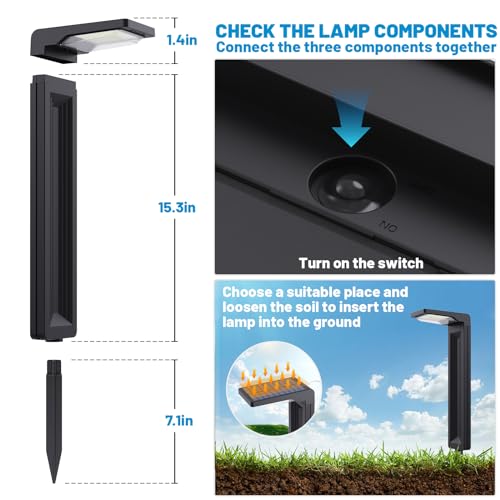 Sunvivo Elegant Solar Pathway Lights (2 Count)