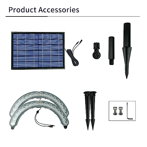 Solar Palm Tree Lights Outdoor