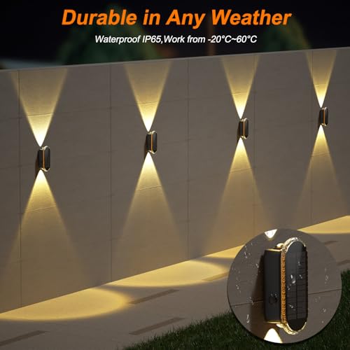 Solar Fence Lightsv Backyark (12 Count)