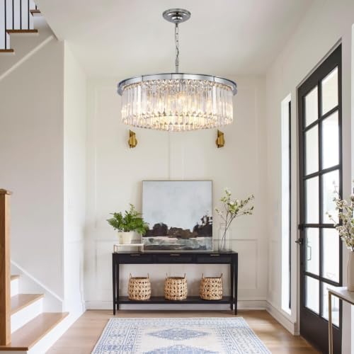 9Lights Crystal Chandelier Modern Chandeliers Lighting Pendant Ceiling Light Fixture 3