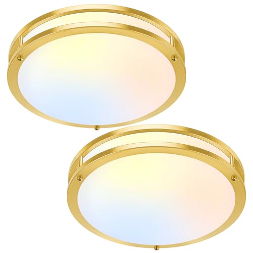 13 Inch Flush Mount Light Fixtures (2 Count)