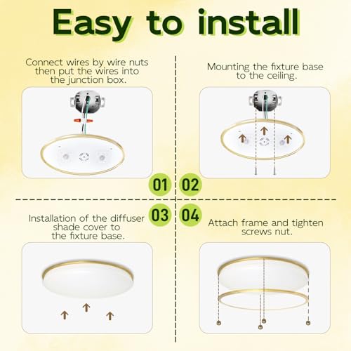 32 Inch Oval LED Ceiling Light