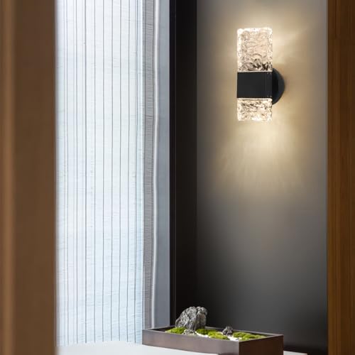 Black Crystal Wall Sconces