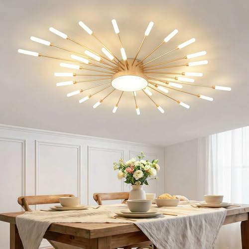 41.3 Inch Modern LED Flush Mount Ceiling Light