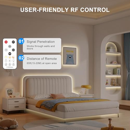 16.4ft COB LED Strip Light with Remote (16.4 Foot)