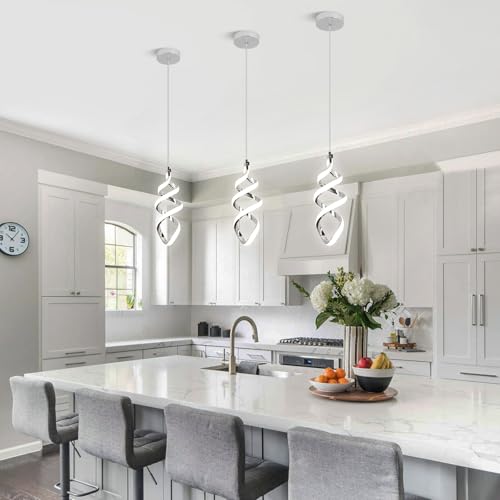 Modern Led Pendant Light Fixture (2 Count)