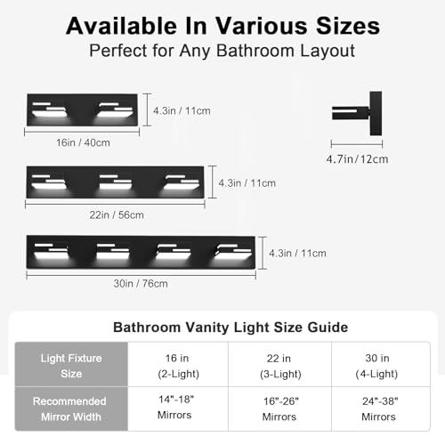 LED Modern Bathroom Vanity Light Fixtures