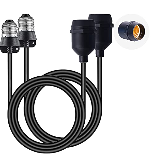 E26 E27 Light Socket Extender Cord