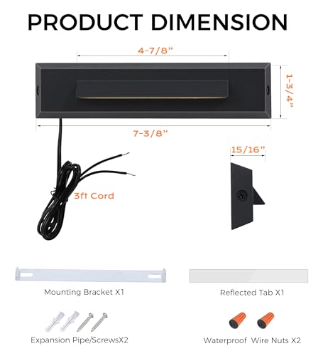 6 Pack] 3 Color Low Voltage 12
