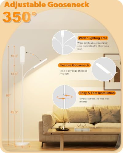 LED Floor Lamp (White)