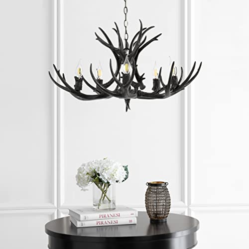 Eldora 5 Light Resin Antler Chandelier 30"