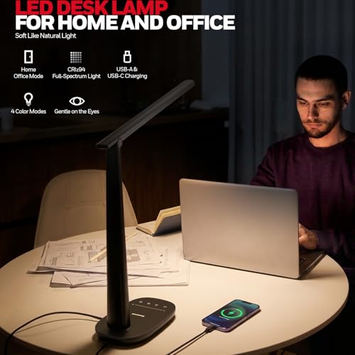 LED Desk Lamp for Home Office Eye