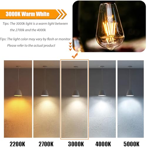 16 Pack Dimmable LED Edison Bulbs 40W Equivalent (16 Count)