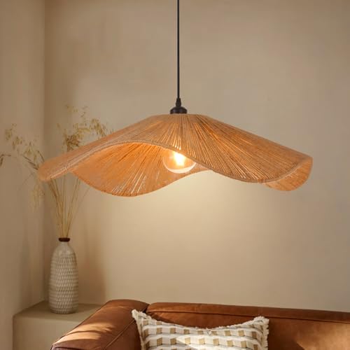 25.5" Boho Twine Pendant Lamp Shade