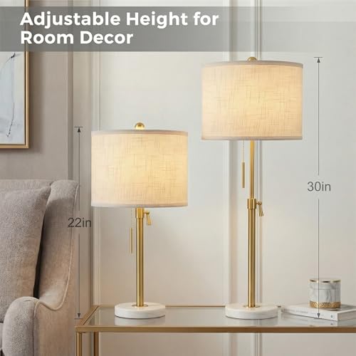 Gold Table Lamps Set of 2 (2 Count)