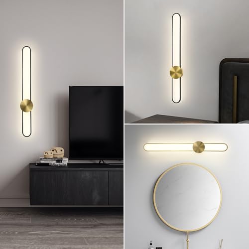 Modern Wall Sconce 4000K Dimmable LED Wall Light Fixture