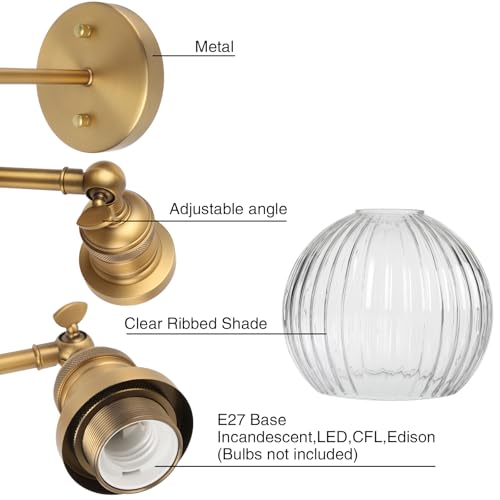 Antique Brass Wall Sconces