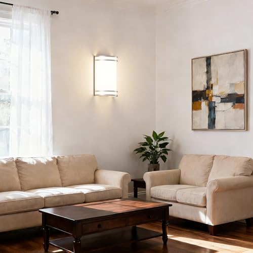 Modern Wall Sconces 15W LED Indoor Hardwired Dimmable 3000K 4000K 5000K Wall Lights for Living Room Hallway Bedroom