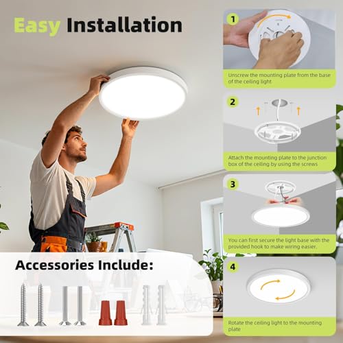 LED Flush Mount Ceiling Light