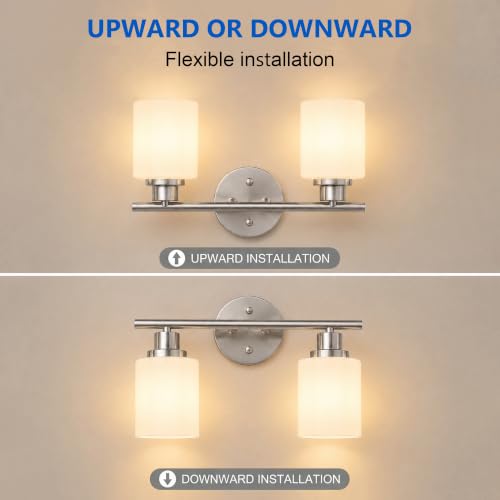 2 Light Bathroom Light Fixtures