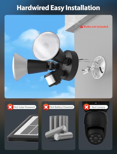 2 Pack Motion Sensor Outdoor Lights (2 Count)