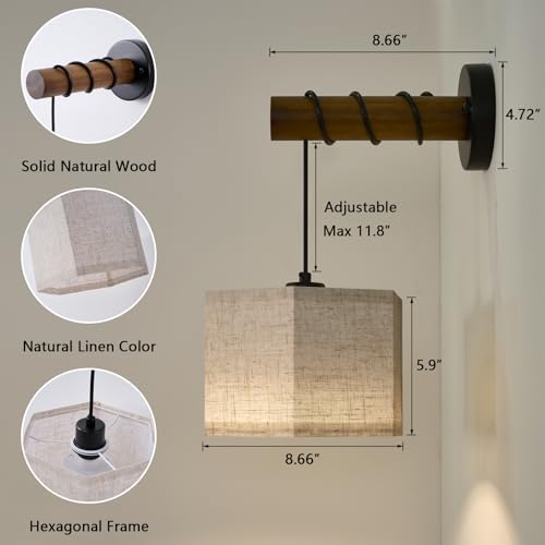Battery Operated Wall Sconces Set of 2 (2 Count)