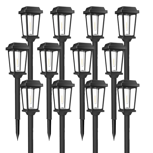 12 Pack Solar Lights Outdoor (12 Count)