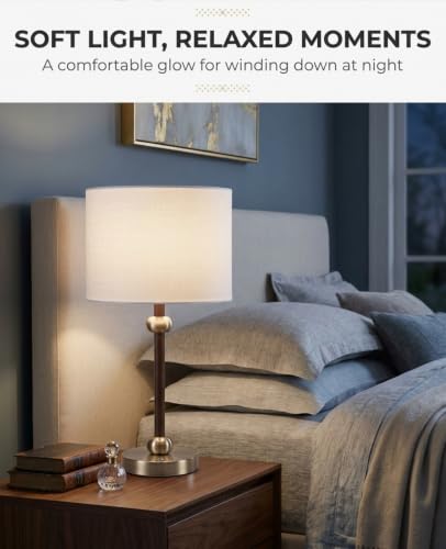Touch Table Lamps for Night Stands (2 Count)