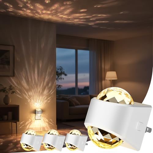 Night Light [4 Pack] Night Lights Plug into Wall LED Projector (4 Count)
