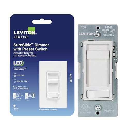 SureSlide LED Advanced Dimmer Switch for 150W Dimmable LED