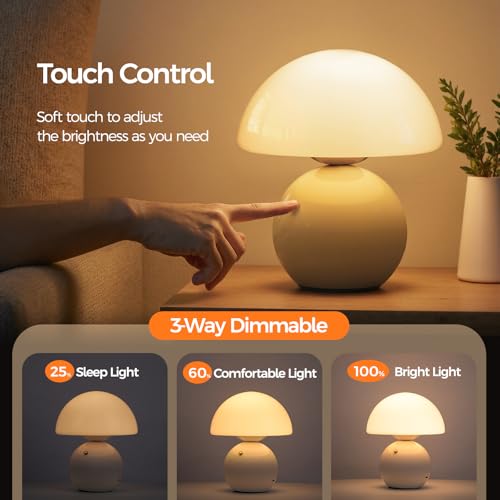 Mushroom Lamp Table Lamp for Bedroom