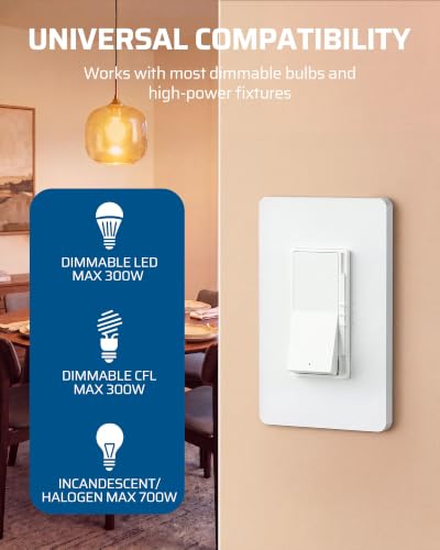 Dimmer Light Switch (4 Count)
